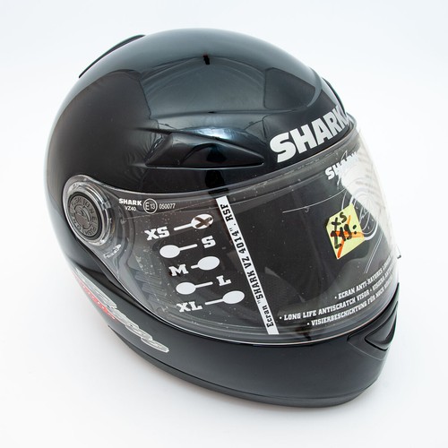 Motorcycle Full Face Black Helmet SHARK S500 Alpha Size XS(54 cm) | eBay
