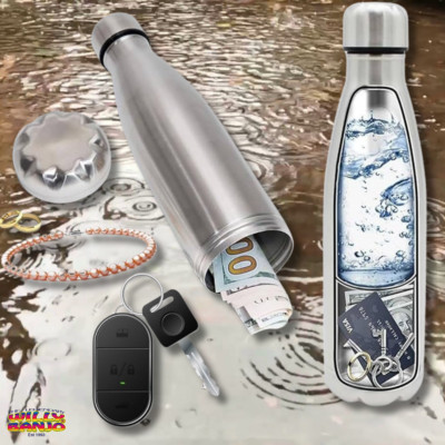 Trinkflasche Diversion Safe versteckter Vorrat Dose Geheimfach Spardose Reise