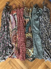 LOT 7 Summer Dresses Printed Floral Mandala One Size