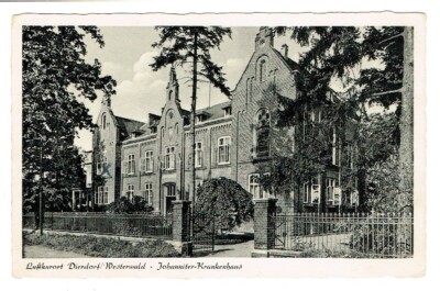 Postcard Dierdorf Westerwald Johanniter Hospital - Neuwied Rhineland-Palatinate - A14