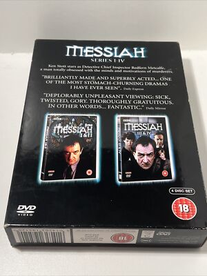 Messiah TV Series Seasons 1-4 Box Set (Ken Stott)-DVD UK PAL