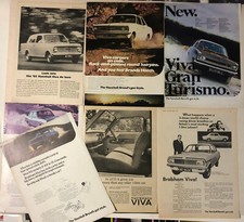 Seven  1964-68 VAUXHALL HA & HB UK Ads  Autocar & Motor HA BRABHAM HB GT