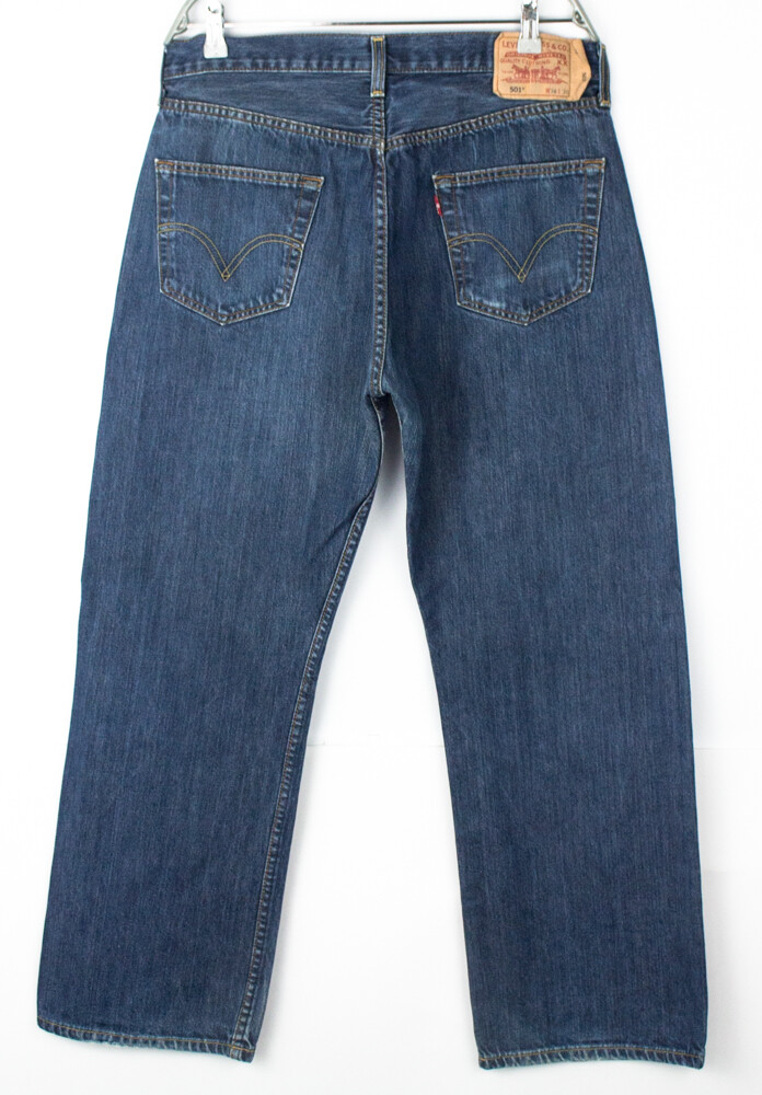 Levi's リーバイス501xx W36 L30 アメリカ製97s Levis 501XX W36 L30 Button Fly V Jeans Single Stitch Vintage