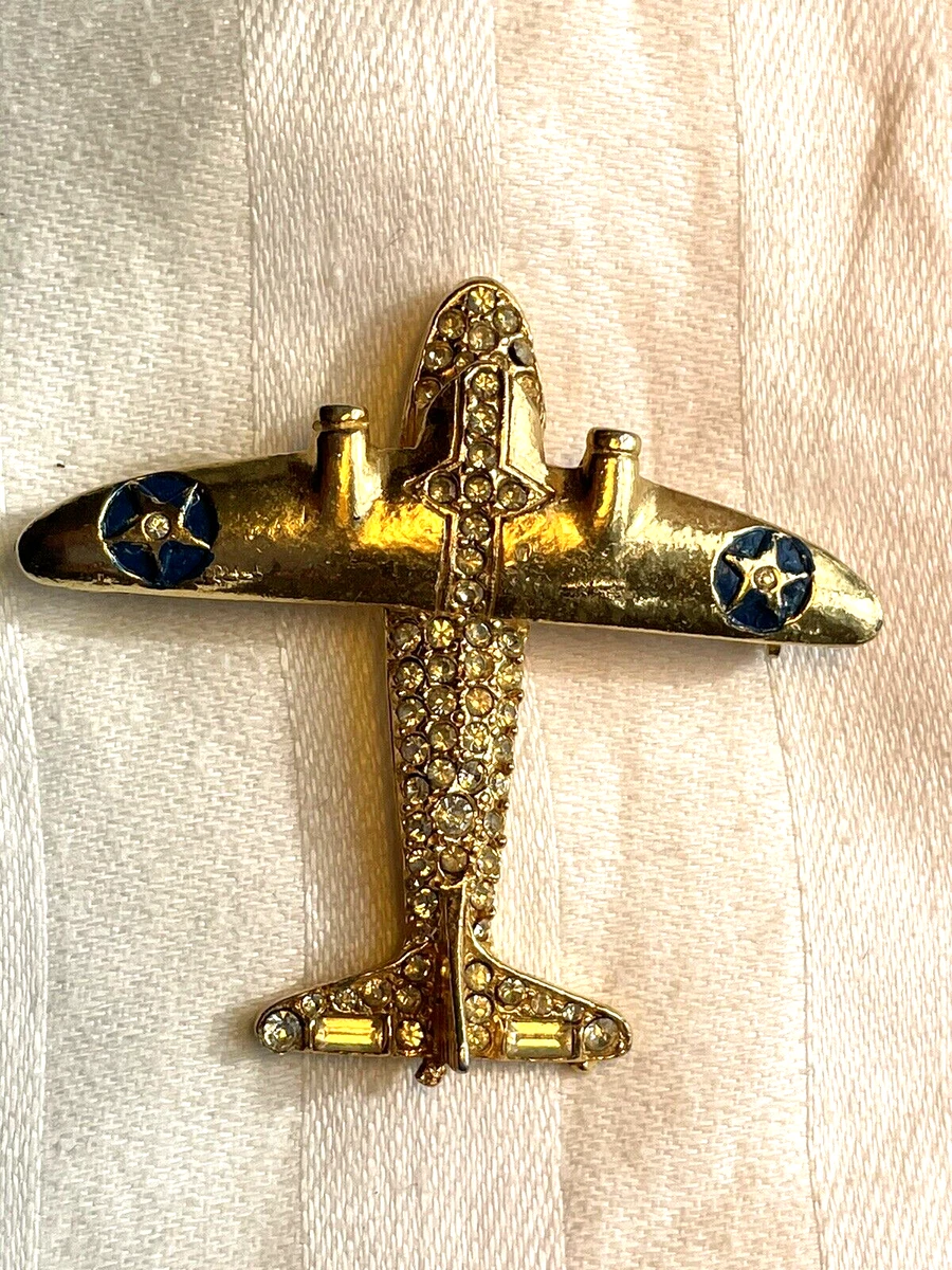 Airplane brooch pin sale