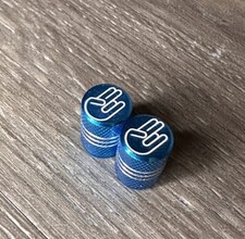 The Shocker Light Blue Schrader Valve Caps Aluminum Bmx Bike Car