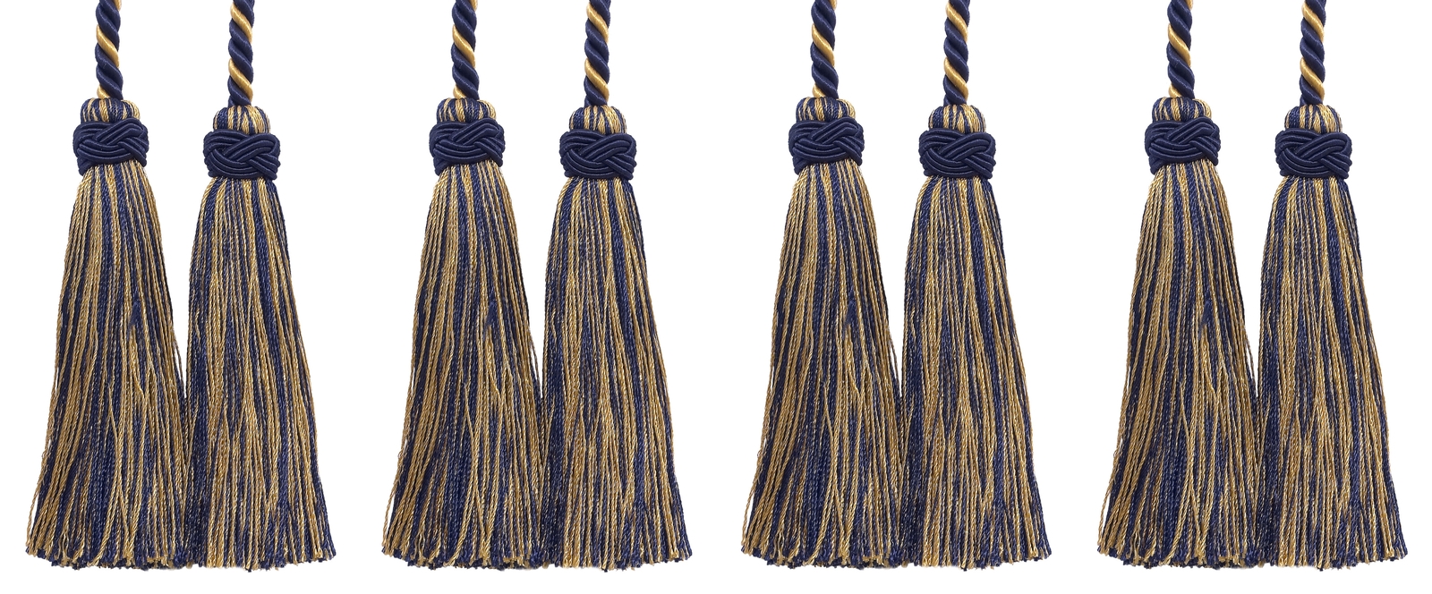 Curtain Tieback, Style# ICT, Color# 1152 - Nautical Gold [Set of 4]