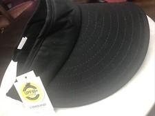 Classic Sun Visor Hats Women Large Brim Summer UV Protection Beach Cap Black