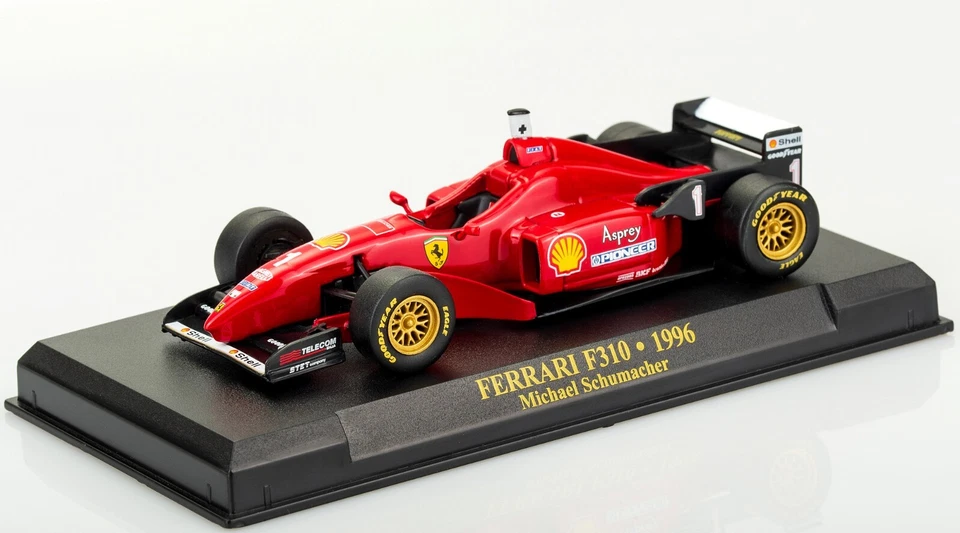 Ferrari F310 Michael Schumacher 1996 #1 Scala 1:43 Modello Formula 1 BLISTER NEW - Immagine 3 di 4