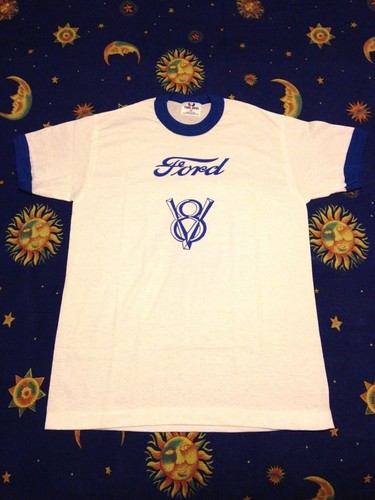 Vintage Ford t shirt 80s Ringer NOS 
