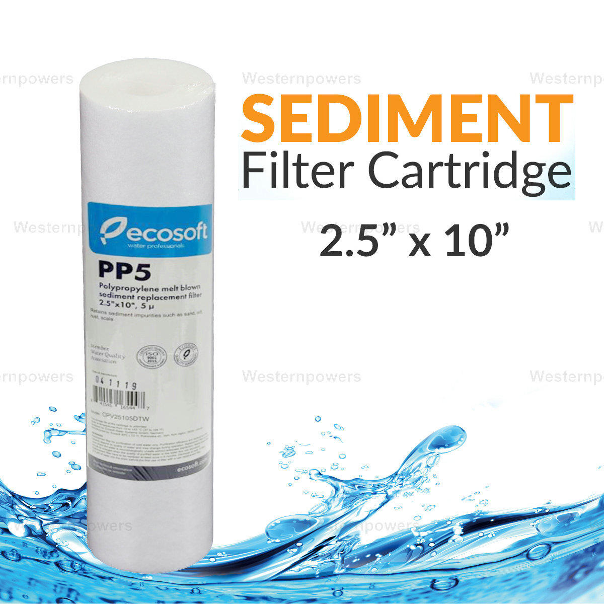 Sediment Water Filter Replacement – 5 Micron 10