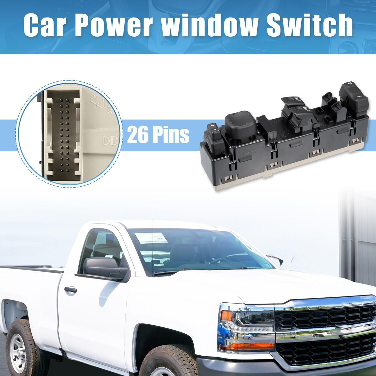 Window Switch Driver Side GM Window Switch Module Master Power Window ...