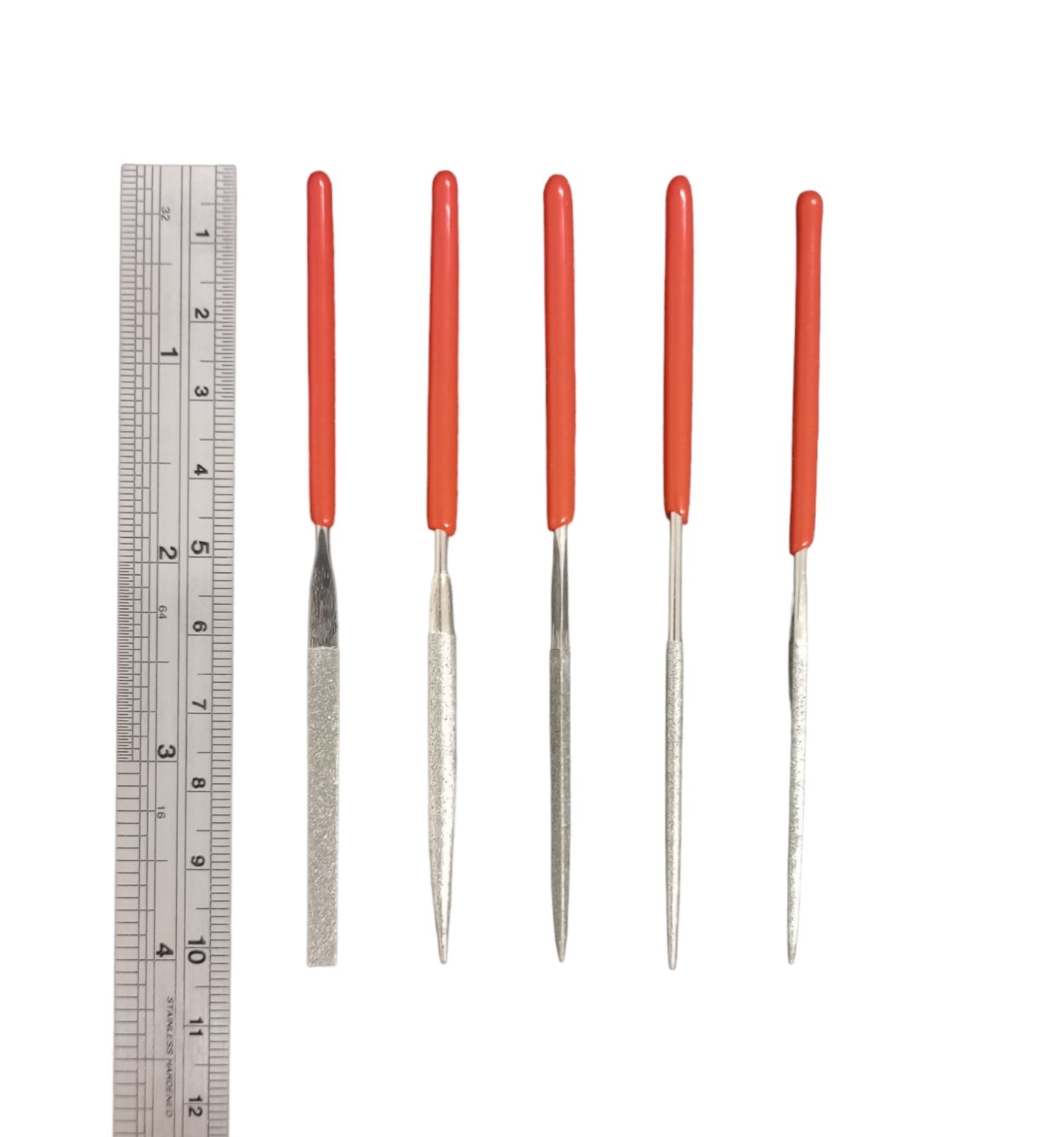 72517 Miniature 5Pc Diamond Needle File Set In Wallet