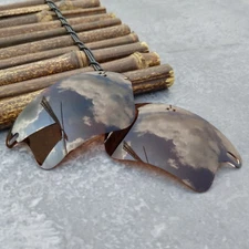 LO Anti-seawater Brown Polarized Lens Replacement for-Oakley Fast Jacket XL