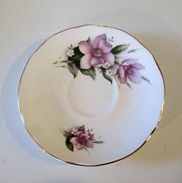 Duchess "Evelyn" Bone China Tea Cup and Saucer Set England Flowers eBay