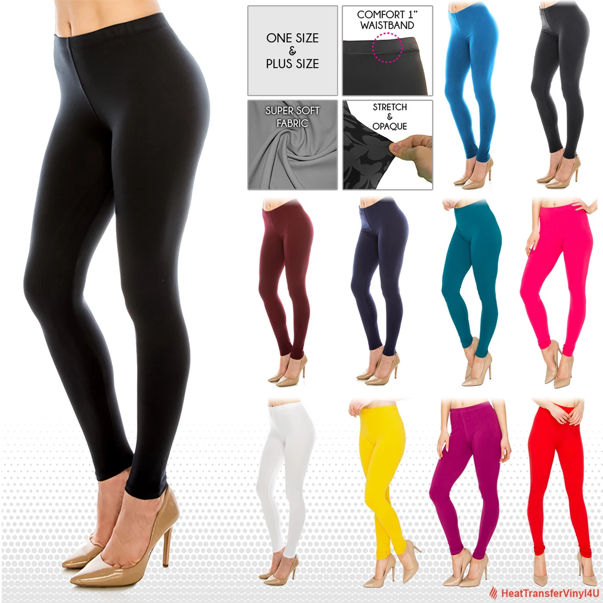 Butter Soft Yoga Leggings : 2 Colors