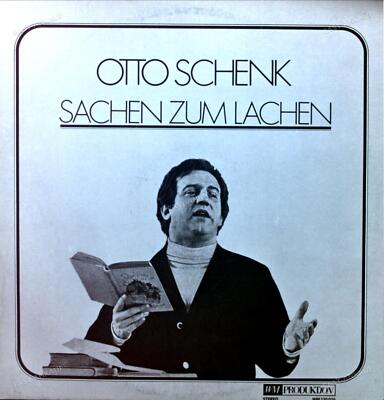 Otto Schenk - Sachen Zum Lachen LP (VG+/VG+) '