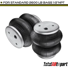 2x Air Suspension Spring Bag for Standard 2600LBS 3/8"-16UNC Left & Right Sides