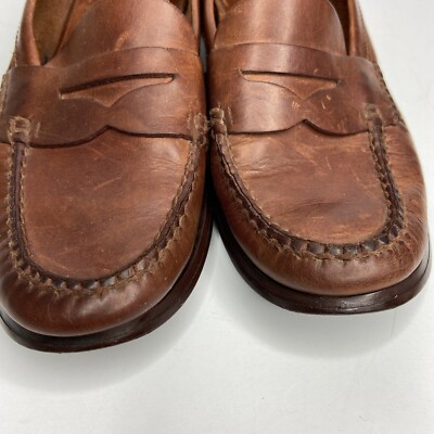 G.H.Bass Weejuns Brown Leather Loafers Dress Shoes 8D Men main image 4
