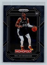 2022-23 Panini Prizm Monopoly Rookie Card #81 Malaki Branham San Antonio Spurs