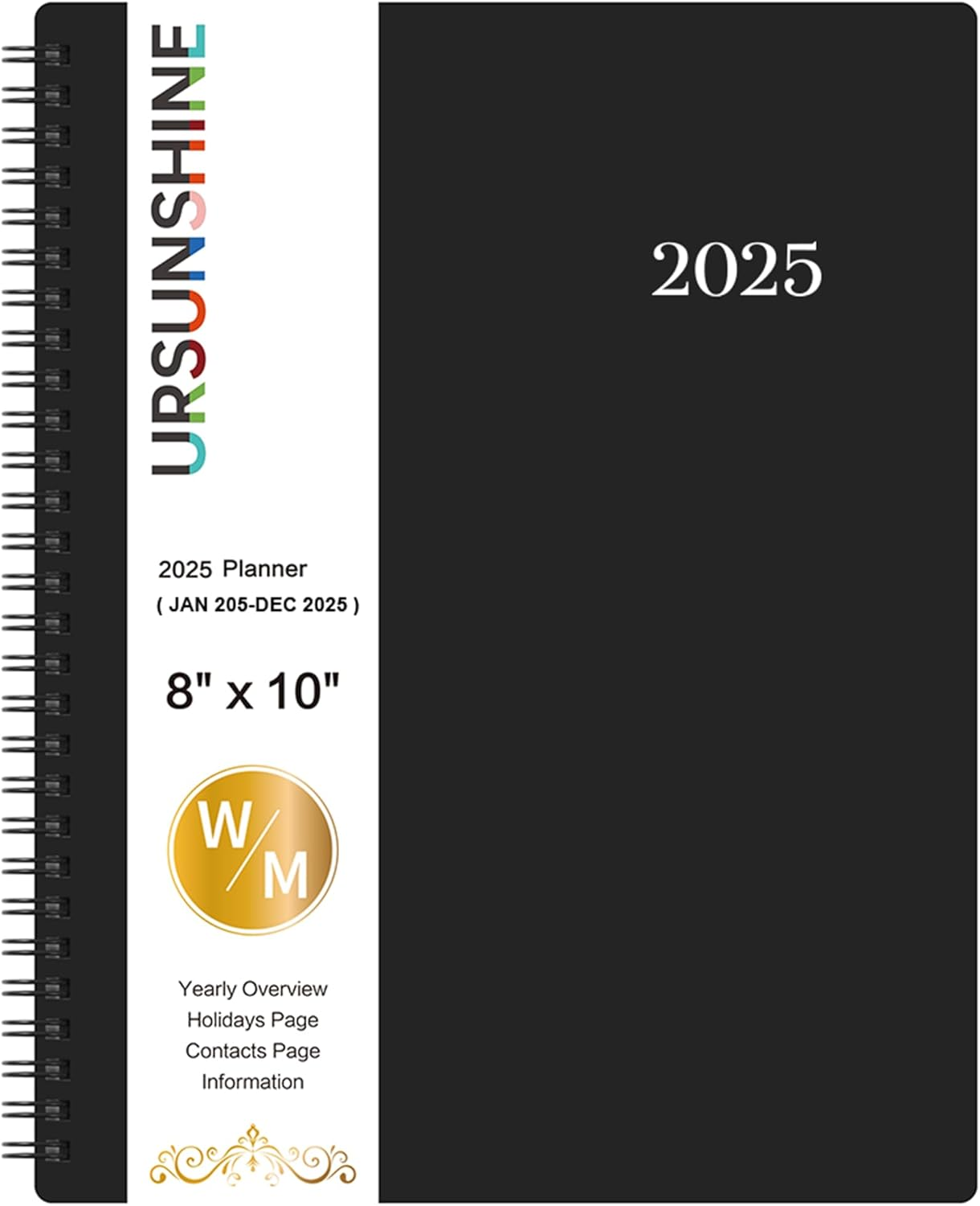 Planner 2025 - January - December 2025 Planner, 2025 Planner Weekly and Monthly-image