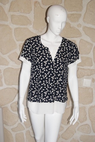 Chemisier Ycoo Bleu Femme Taille S - 100% Coton, Neuf Avec étiquettes