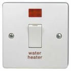 Crabtree 4015/31 Double Pole Switch with Neon Indicator 20 Amp Water Heater