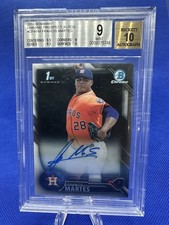 2016 BOWMAN CHROME PROSPECTS FRANCIS MARTES ROOKIE AUTO #CPA-FM BGS 9 Auto 10