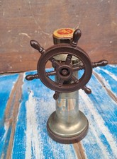 Timoneria In Ottone E Legno CUNARD 1 CLASS Cruise Ship Nave Crociera Gadget 70's