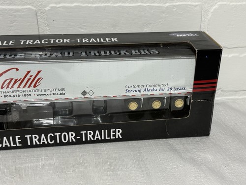 1:64 DCP Kenworth W900 Carlile Systems Tri-Axle Trailer Ice Road Truckers 32242 - Picture 3 of 22