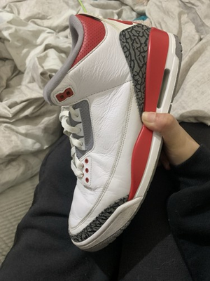 #ad Jordan 3 Fire Red No Box 11 Men $130.00