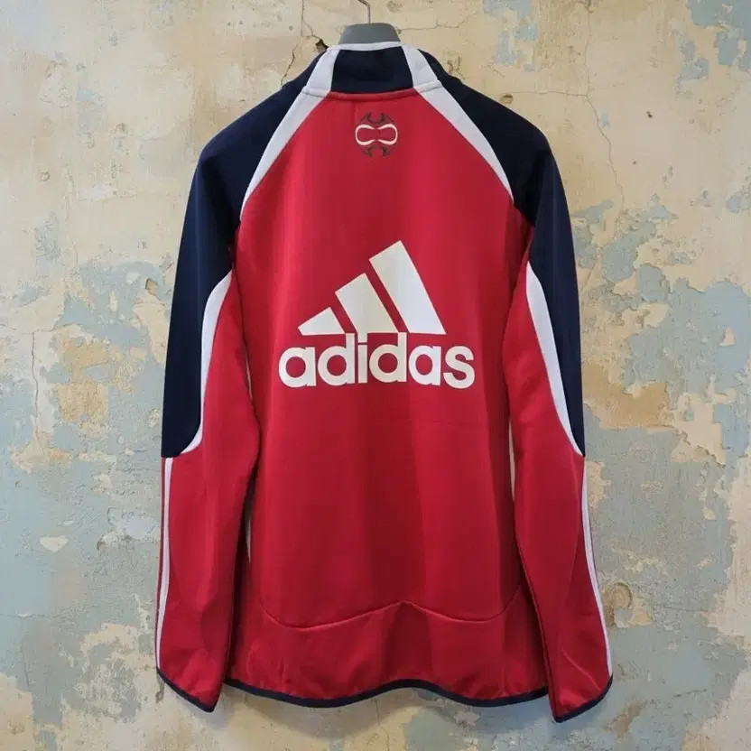 Adidas Munich Track Jacket Men's 2000s Red & Blue thumbnail 7