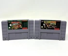 Donkey Kong Country 1 & 2 Cartridges Super Nintendo SNES Used Authentic Tested