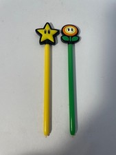 OEM Nintendo DS/DSi/3DS Super Mario Star  Fire Flower Stylus Pens Rare
