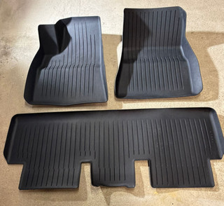 Tesla Model 3 ( 2023 ) original Gummi Matten vorne / hinten Allwetter Schutz