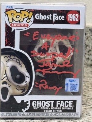Funko Pop Scream Ghost Face #1962 Signed by Jamie Kennedy CAS authenticated