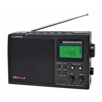 C. Crane CCRadio 3 Long Range Reception AM, FM, NOAA Weather Plus Alert and 2...