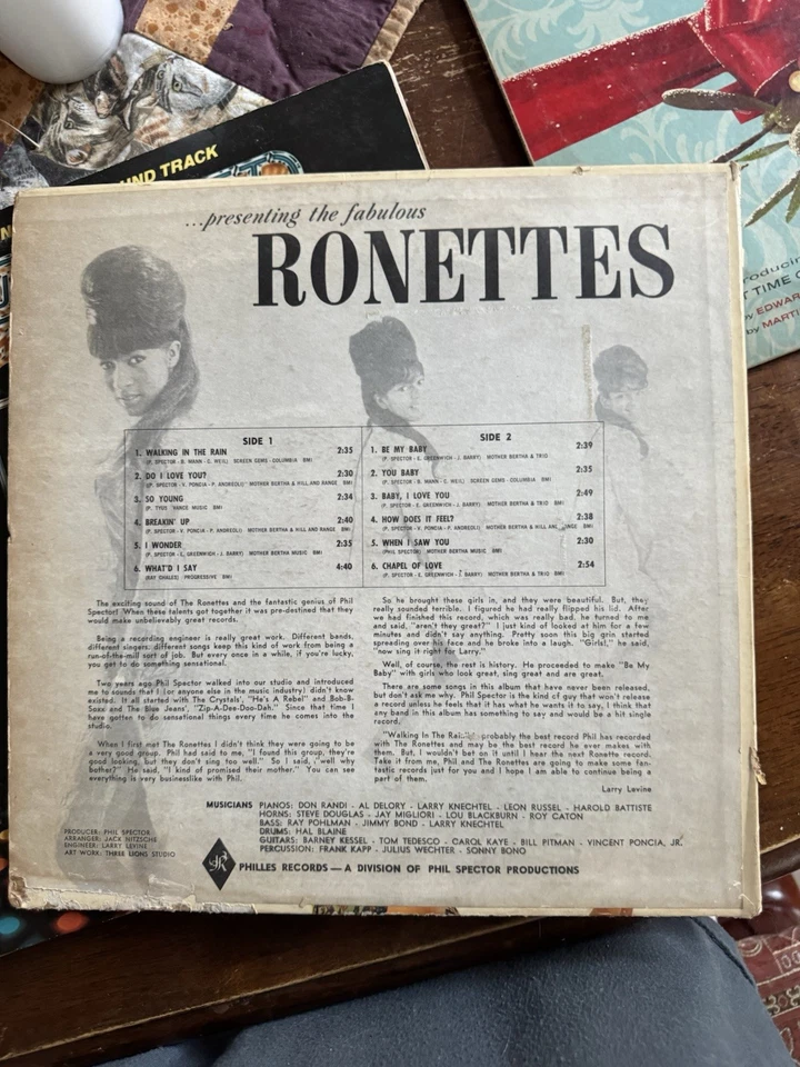Presenting the Fabulous Ronettes Featuring Veronica by The Ronettes 1964 - Image 2 of 4