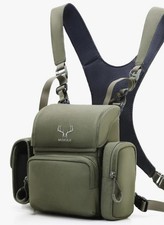 Binocular Harness Chest Pack: Bino Case with Rangefinder Pocket for Hunting Bird