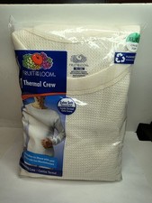 2009 Fruit of the Loom Men's Thermal Crew Long Sleeve Shirt Underwear Size XL