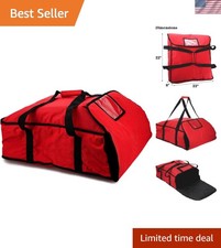 Large Pizza Bag, Insulated Pizza and Food Delivery Bag, Professional Thermal ...
