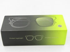 Protect Eyesight Bluetooth Safety Glasses, Silver / Black 54-19-150 - NEW #AT48