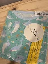 Little Sleepies Bamboo Size 4T Short Sleeve  Shorts Pajama Sets Shark Soir e