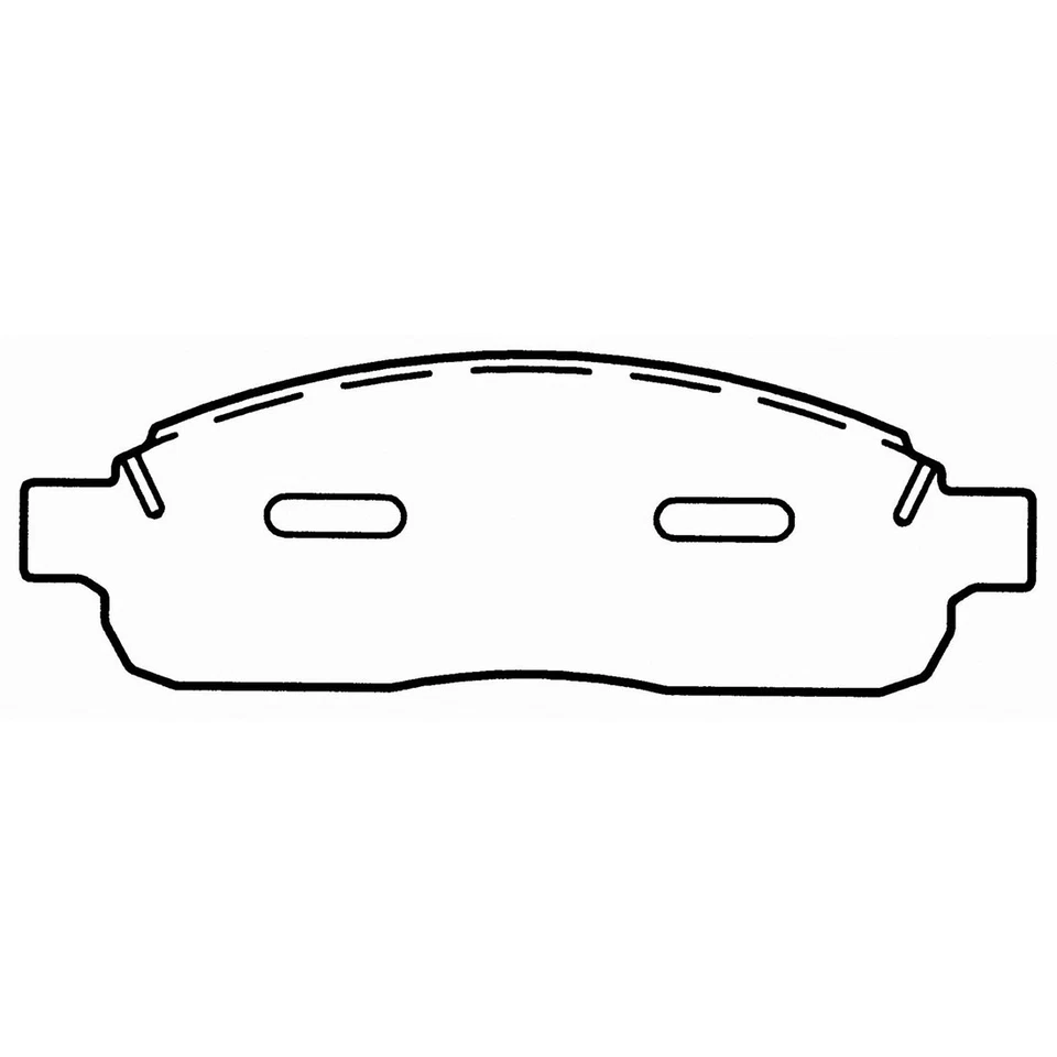 Juego de 2 pastillas de freno delanteras traseras zapatas de freno de estacionamiento para Ford F-150 2004-2008 Foto 4 de 4