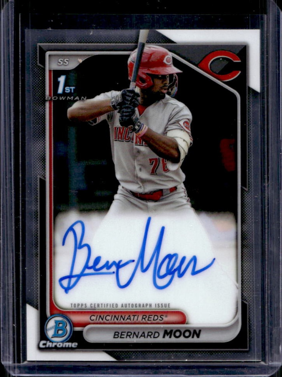 2024 Bowman Chrome Bernard Moon Prospect Auto #CPA-BMO Reds