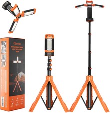 Portable Camping Light with Stand 12000mAh 73.2" Rechargeable Work Light 3200 Lu