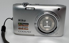 Nikon Coolpix S2800 20.1MP Digital Camera with Case, Battery, Charger, 16GB SD