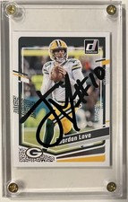 2023 Panini Donruss Jordan Love signed autographed card Green Bay Packers