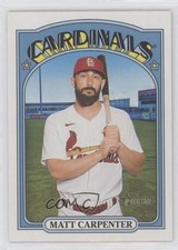 2021 Topps Heritage High Number French Text O-Pee-Chee Back Matt Carpenter 0t2
