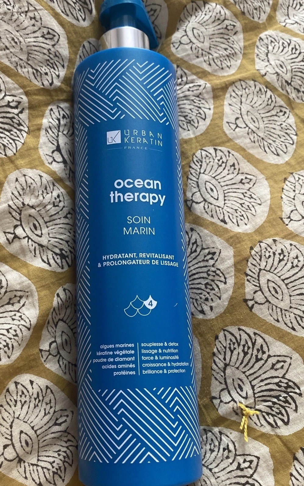 Soin marin hydratant et revitalisant anti-frizz Urban Keratin Ocean Therapy 250ml