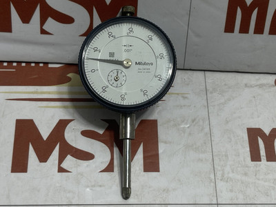 Mitutoyo 2416S Dial Indikator 4-48 UNF Gewinde 0-100 Leseung 0-2.5cm Range